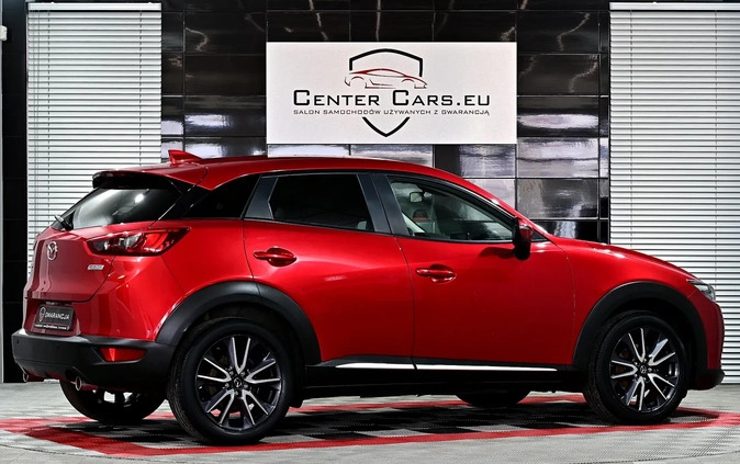 Mazda CX-3 cena 76700 przebieg: 86000, rok produkcji 2018 z Tykocin małe 667